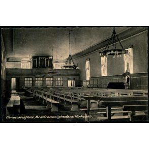 Br�dremenighedens Kirkesal - Christiansfeld  - C. Barnholdts Bogh. 7292 - Ubrugt