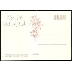 Jenny Nystrm - God Jul - Gott Nytt r - Eliasson 65198 - Ubrugt