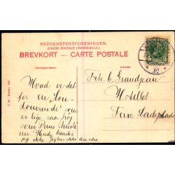 Kbenhavn - Udsigt fra Frederiksberg Bakke - C. St. 523  - Brugt