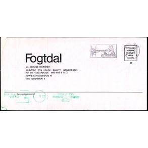 Efterporto - Ufrankeret Brev til Kbenhavn K.  - 22 - 12 - 77