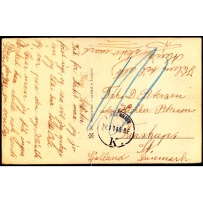 Efterporto - Ufrankeret Postkort 27 - 11 - 48 - Efterporto 10 re