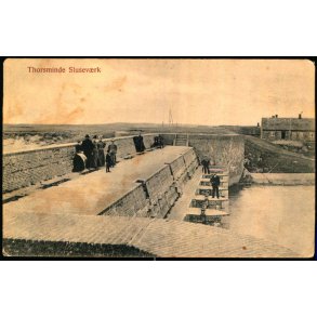 Thorsminde Slusev�rk - H. H�gbergs Bogh. u/n - Ubrugt - Svage hj�rner !