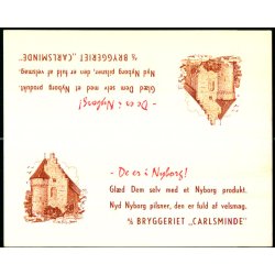 Kartonkort foldet - Bryggeriet Carlsminde
