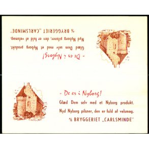 Kartonkort foldet - Bryggeriet Carlsminde