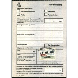 Postkvittering - 28 - 4 - 86