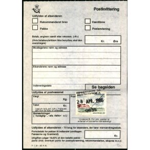 Postkvittering - 28 - 4 - 86