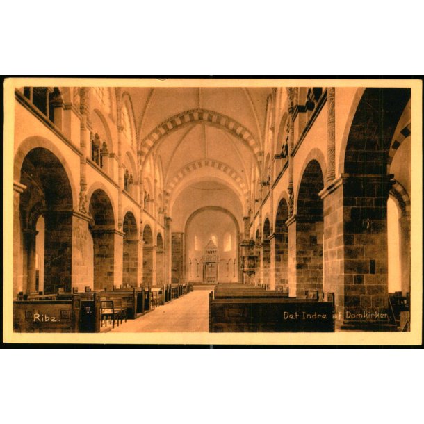 Ribe - Det inder af Domkirken - Stender 2543 - Ubrugt