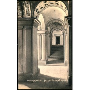 Kongeporten set fra Kongetrappen - Christiansborg Slots Ruiner - Nr. 16 C.F.