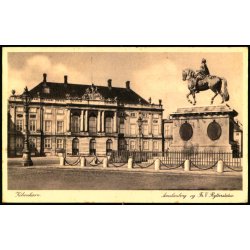 K�benhavn - Amalienborg og Fr.V. Rytterstatue - Chr. Olsen 1003