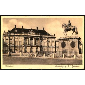 K�benhavn - Amalienborg og Fr.V. Rytterstatue - Chr. Olsen 1003