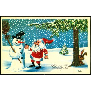K.V. Larsen - Gldelig Jul - Rudolf Olsen u/n - Ubrugt