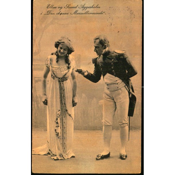 Ellen og Svend Aggerholm i "Den sknne Marseillanerinde" - Alex Vincent 1697 - Brugt