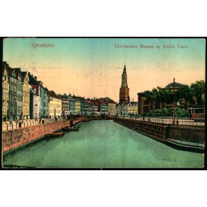 K�benhavn - Thorvaldsens Museum og Nicolai Taarn - Ed. F.Ph. 712 - Brugt