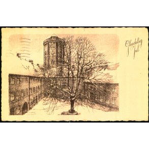 Regensens Gaard m. Rundetaarn - Gl�delig Jul -  u/n - Brugt