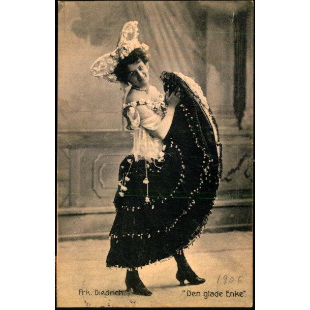 Frk.  Diedrich i Den Glade Enke - Stender 7908 - Brugt