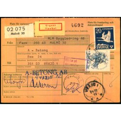 Adressekort - Ilpaket - Sverige - 20 - 12 - 72