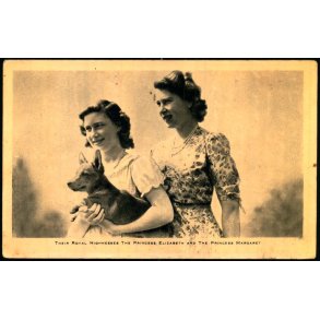 Prinsesse Margaret og Prinsesse Elizabeth - Ubrugt