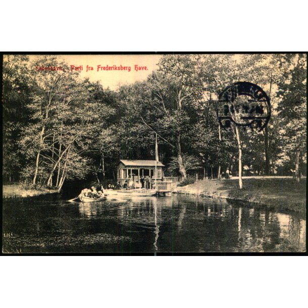 Kbenhavn - Parti af Frederiksberg Have - 3166 - Brugt