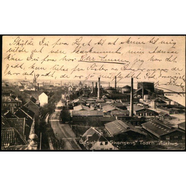 Udsigt fra Skansens Taarn - Hempelske Bogh.  u/n - Brugt