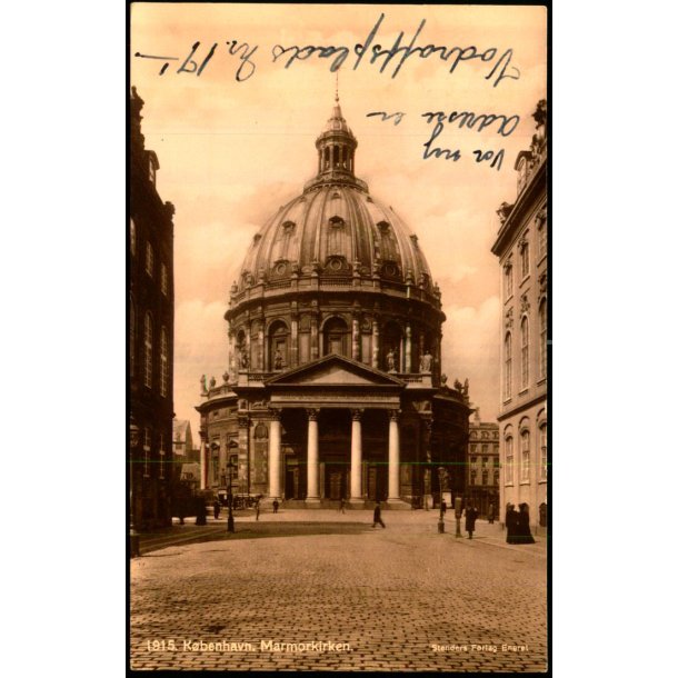 K�benhavn - Marmorkirken - Stender 1915 - Brugt