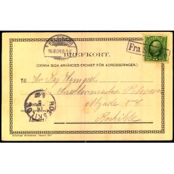 Fra Sveriege i Ramme - Postkort 16 - 8 - 04 - Til Roskilde