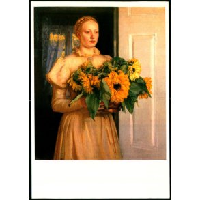 M. Anker - Pigen med Solsikkerne  - Middelbroe u/n - Ubrugt