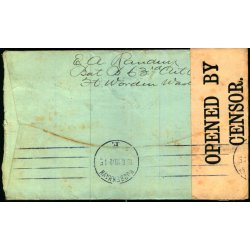 Censurbrev fra U.S.A.  3 - 6 - 18 - Til Kbenhavn