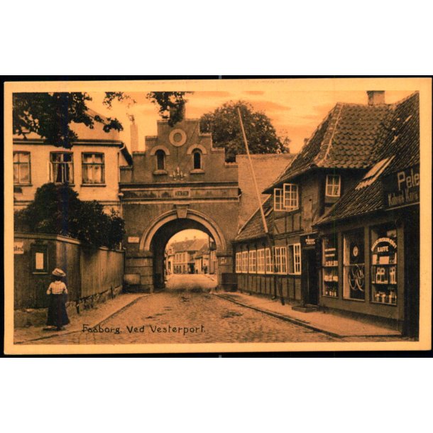 Faaborg - Ved Vesterport -  David I Bages Bogh. 16840 - Ubrugt