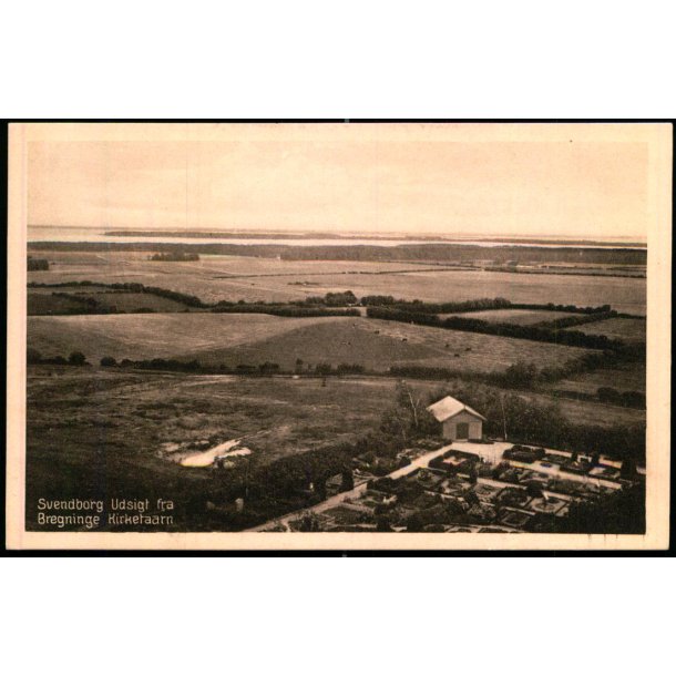 Svendborg - Udsigt fra Bregninge Kirketaarn - Chr. G. Kielberg 44064 - Ubrugt