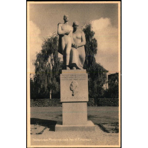 Aabenraa - Monument for H.P. Hansen - Bojsens Bogh. 87518 - Ubrugt