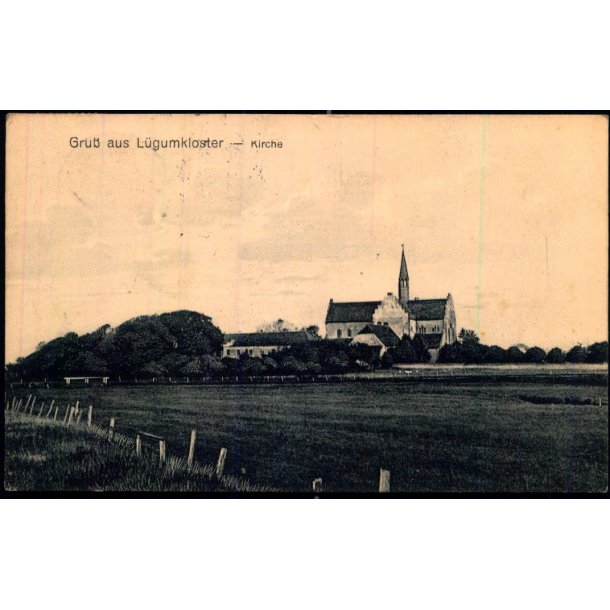 Gruss aus L�gumkloster - Kirche - H. Michelsen 90 - Brugt