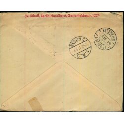 Luftpost Brev fra Tyskland til Danmark - 8 - 5 - 33