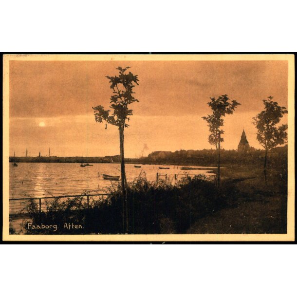 Faaborg - Aften - F.C. Alstr�ms Bogh. 33574 - Ubrugt