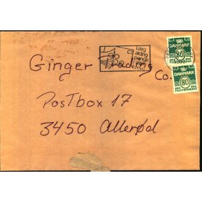 Perfin - Hjemmevrnet p Brev - Stemplet 16 - 1 - 80 - Brugt