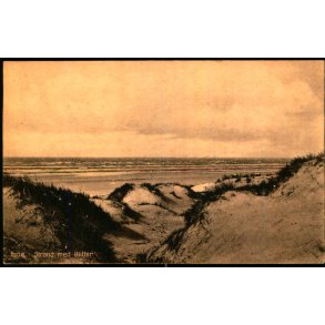 Fan� - Strand med Klitter - Esbjerg Papir 49232 - Ubrugt