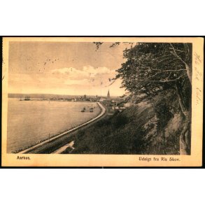 Aarhus - Udsigt fra Risskov - J.J. N. 9078 - Brugt