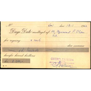 Georg Ejlersen - Domi  Sor� - 1960