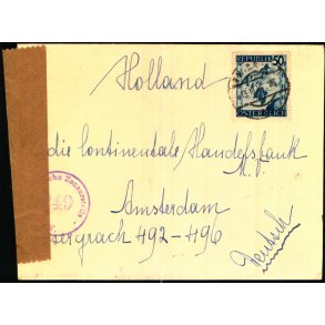 Censurbrev fra strig  13 - 3 - 46 - Til Holland