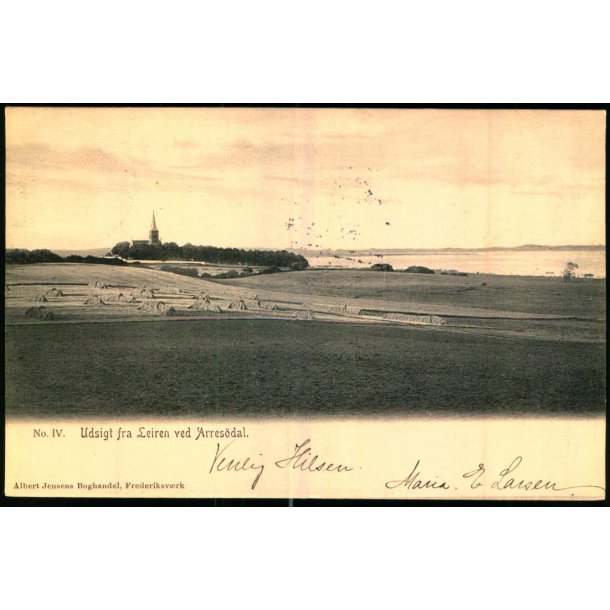 Udsigt fra lejren ved Arresdal - A. Jensens Bogh. IV - Brugt