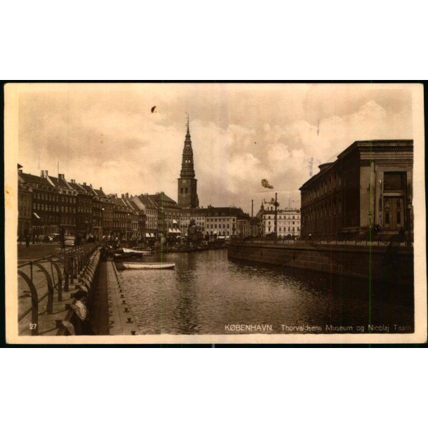 K�benhavn - Thorvaldsens Museum og Nicolai Taarn - Eneret 27 - Brugt