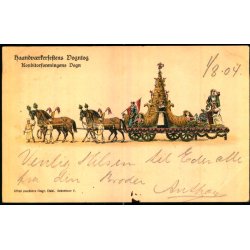 Haandvrkerfestens Vogntog - Konditorforeningens Vogn - A. Jacobsen u/n - Brugt