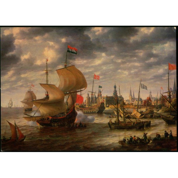 Nederlandske Skibe p� K�benhavns rhed i 1630 erne - K�benhavn Bymuseum u/n - Ubrugt