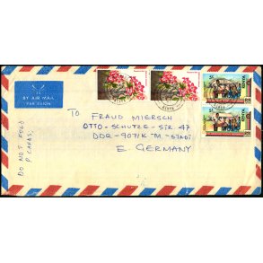 Luftpost Brev fra Kenya til st Tyskland - 20 - 2 - 81