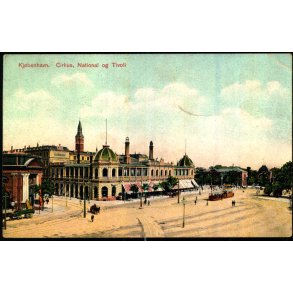 Kbenhavn - Cirkus - National og Tivoli - u/n - Ubrugt
