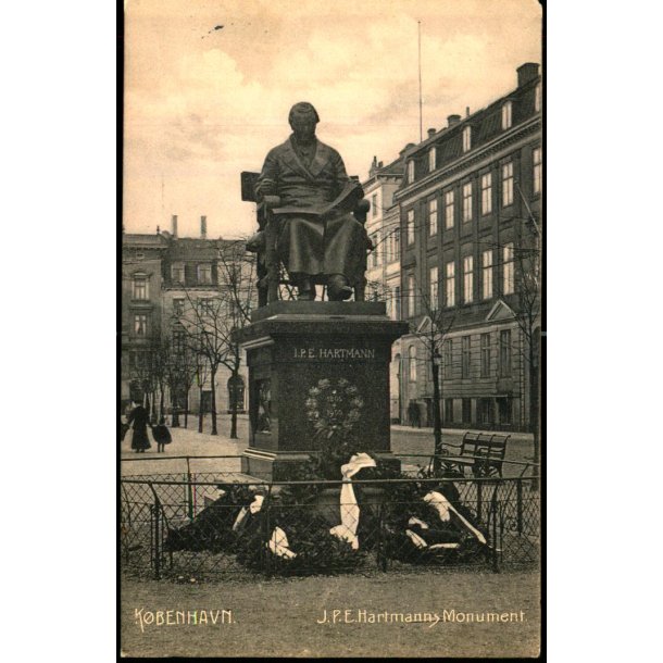 Kbenhavn - J.P.E. Hartmanns Monument (Sankt Ann Plads) - C. St. 4848 - Brugt