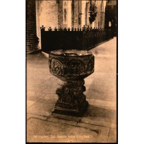 D�befonten - Sct.  Bendts Kirke i Ringsted - Nygaards Bogh. 57064 - Ubrugt