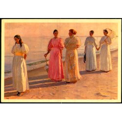 M. Anker - Damerne p stranden 1896 - Skagen Museum 29 - Brugt