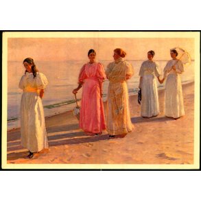 M. Anker - Damerne p stranden 1896 - Skagen Museum 29 - Brugt