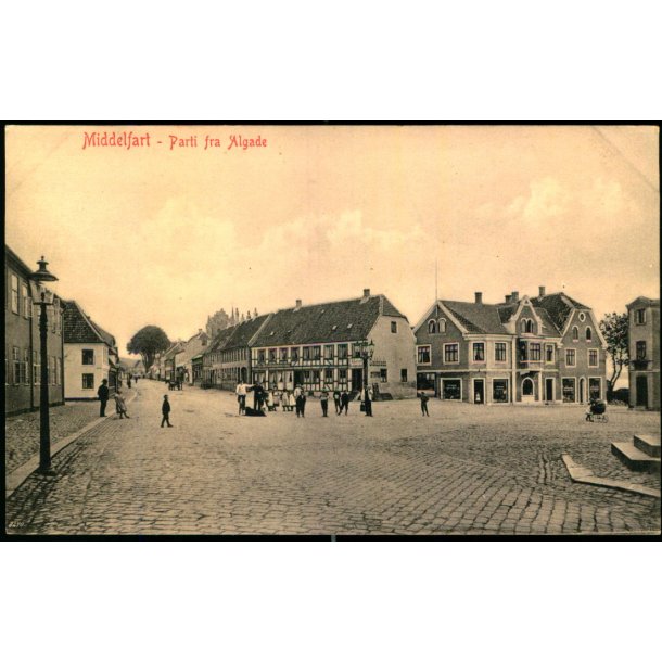 Middelfart - Parti fra Algade - J.G. Kreutzers Papir 10 - Ubrugt