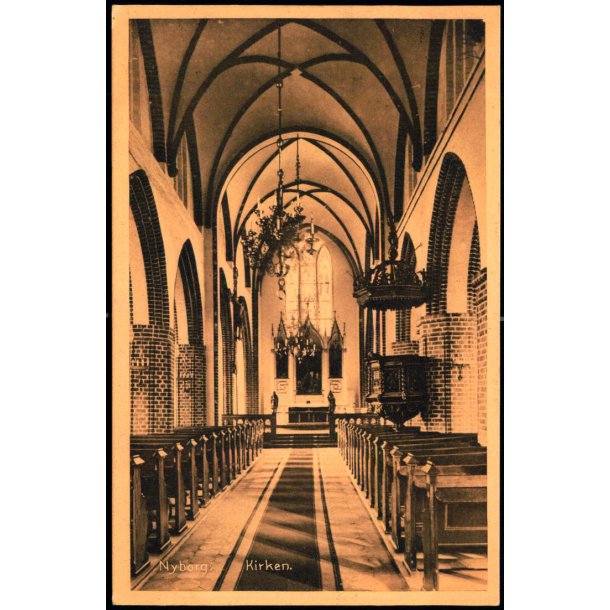 Nyborg - Kirken - Stender 37809  - Brugt